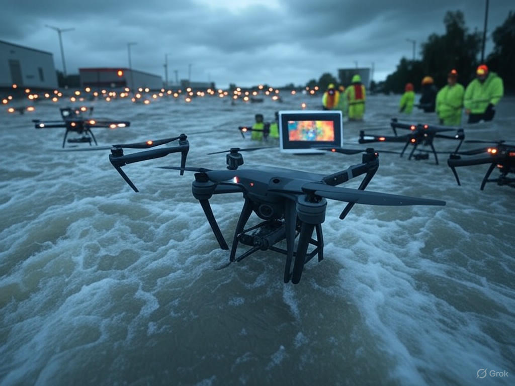 Drone-assisted AI search and rescue