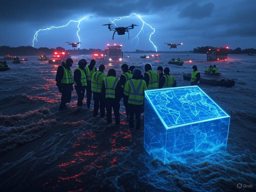 AI coordinating flood relief efforts