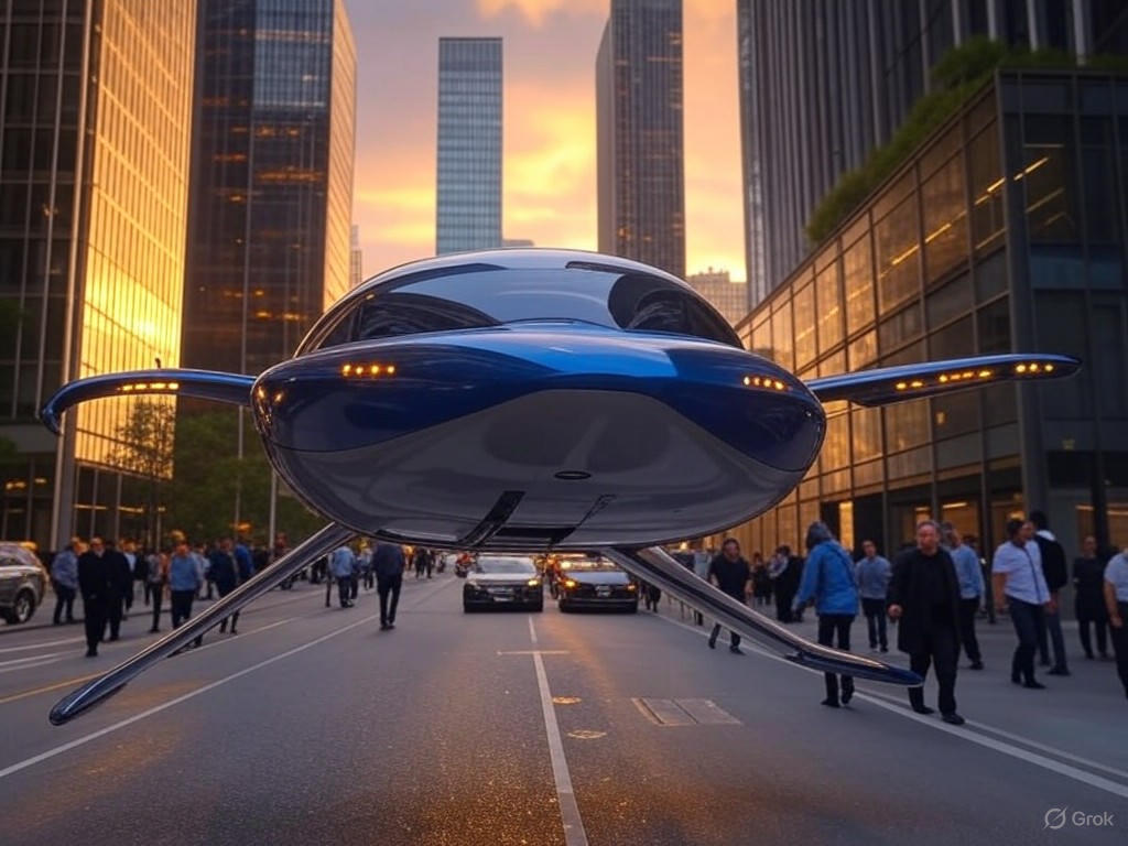 Self-Flying Air Taxis: Urban Skies in 2025