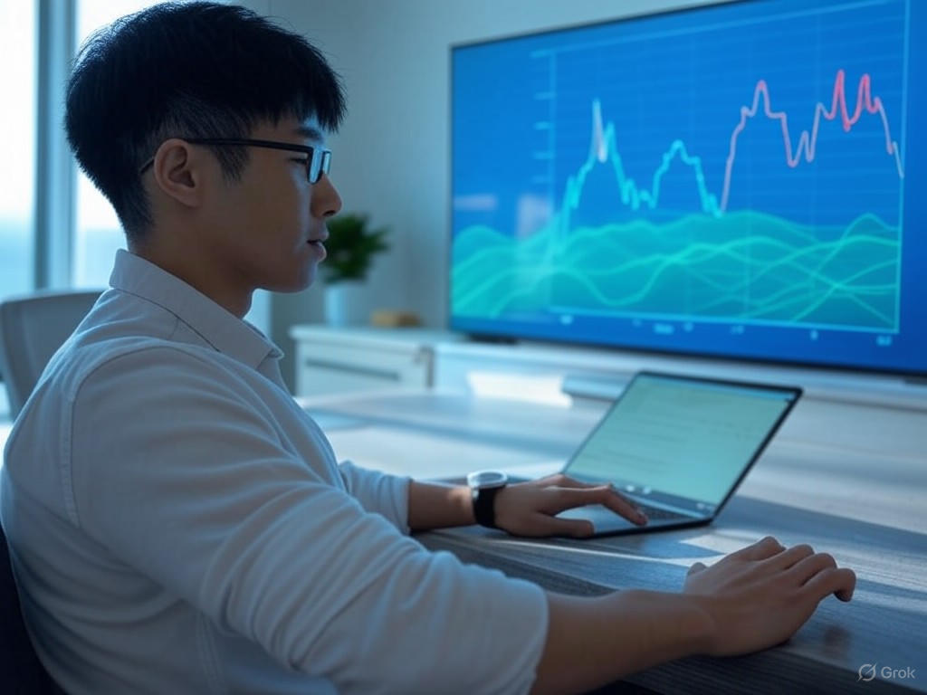 Graphical data showing biofeedback's impact on stress levels