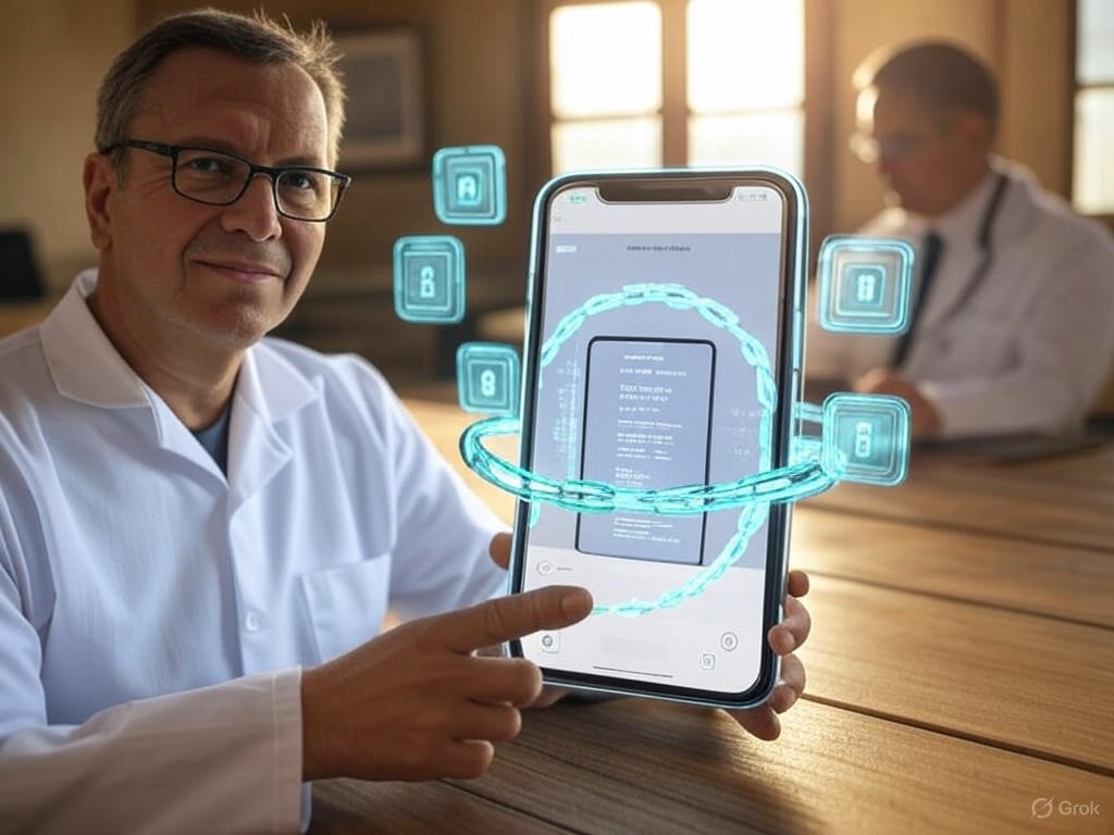 Blockchain for Healthcare Records: Data Security