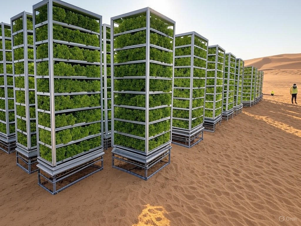 Bustanica hydroponic vertical farm