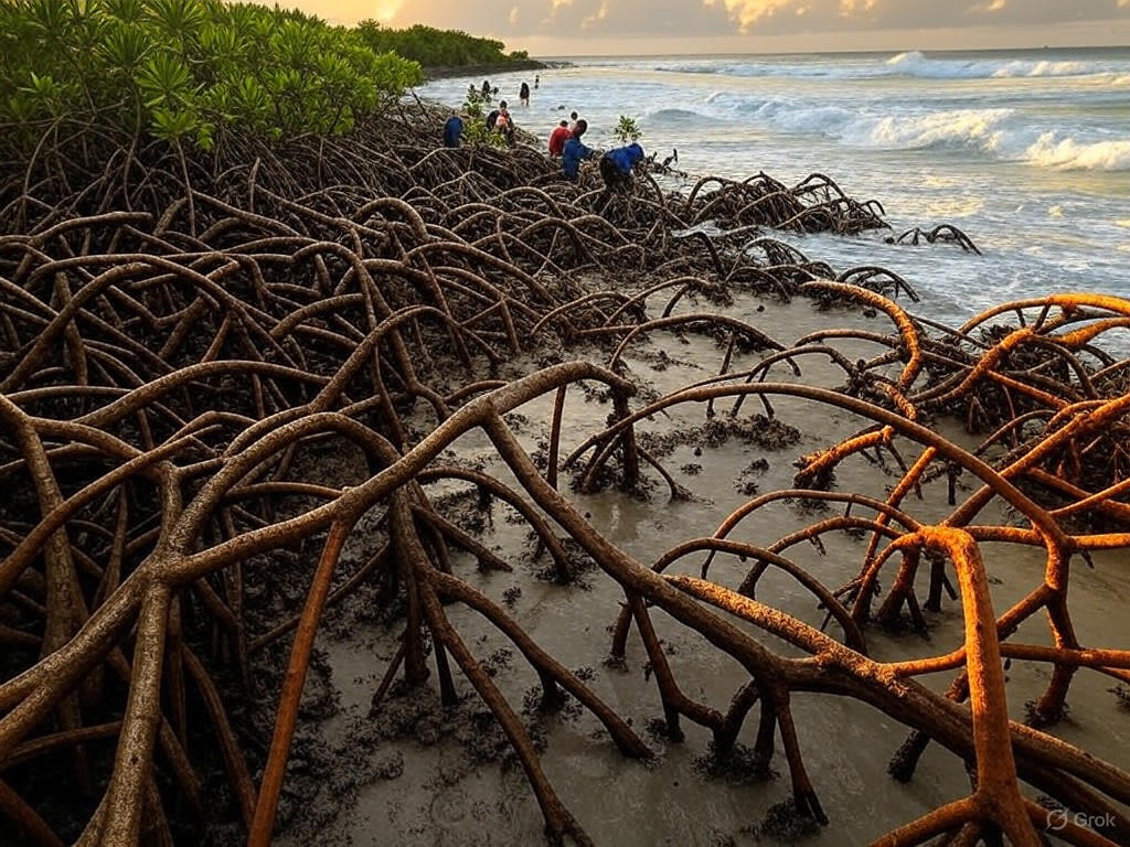 Coastal Defenses in Action