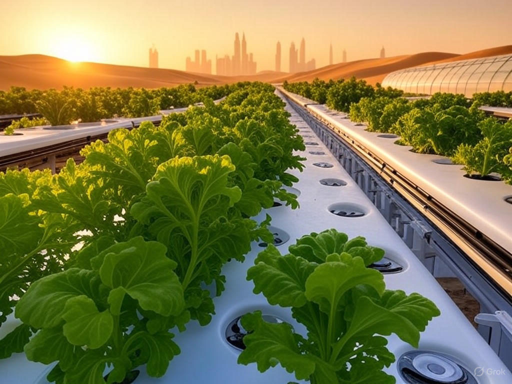 Hydroponics in Dubai: Desert Agriculture