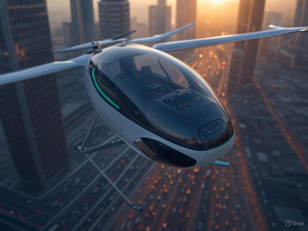 Prototype of Joby Aviation's air taxi