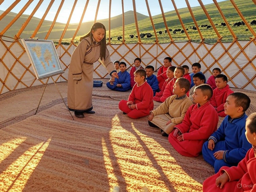 Mobile Schools in Mongolia: Nomadic Education