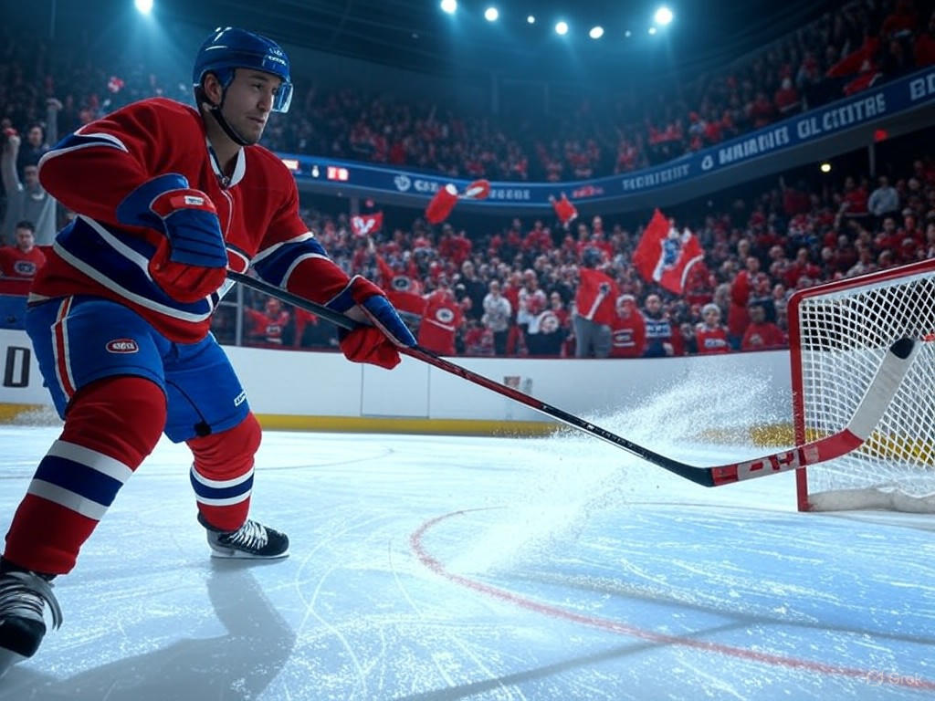 NHL game night in Montreal