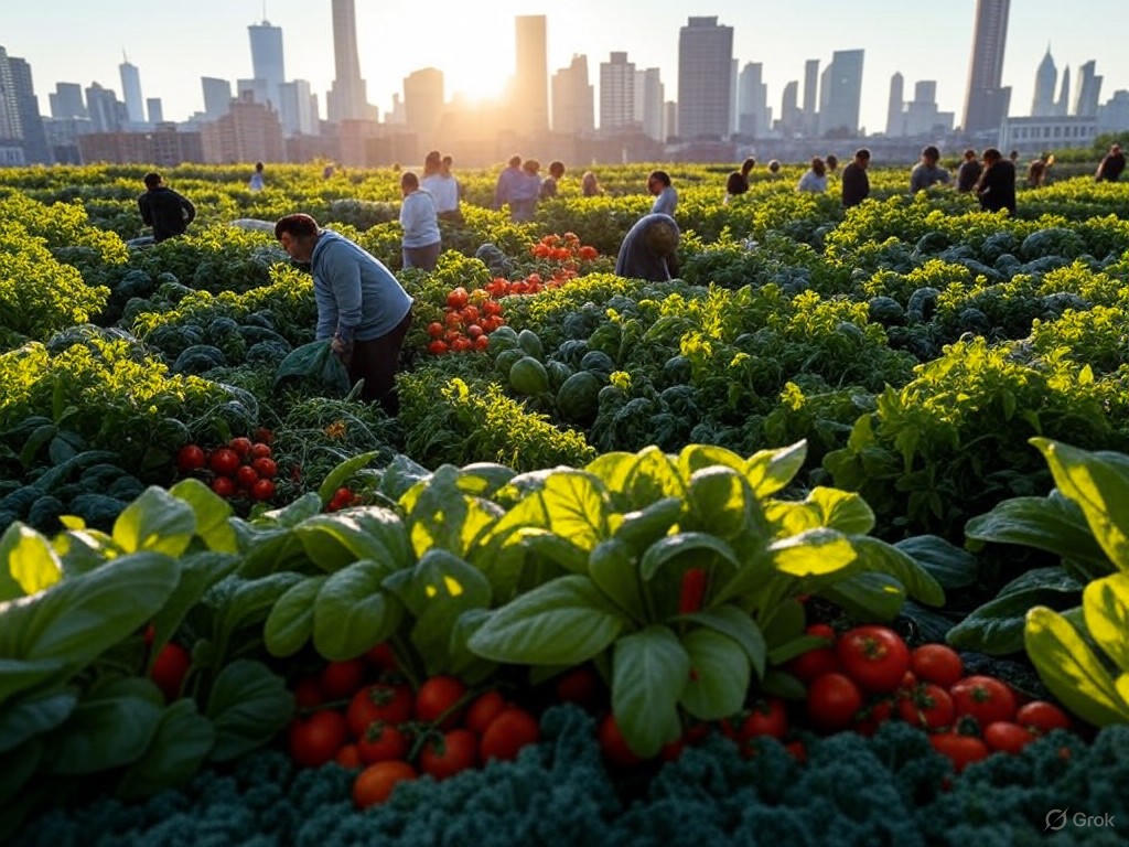 Rooftop Farms in New York: Urban Harvests