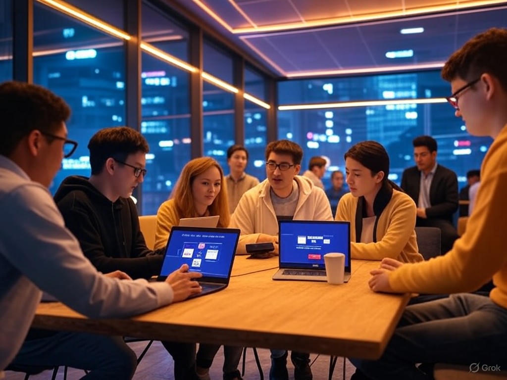 Tech startup hub in Seoul